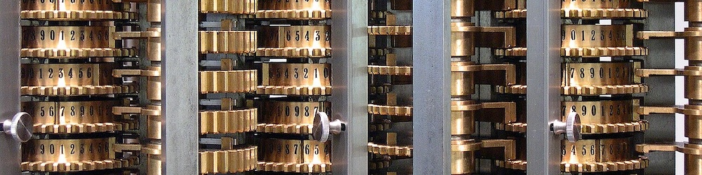 Photo of Babbage's difference engine